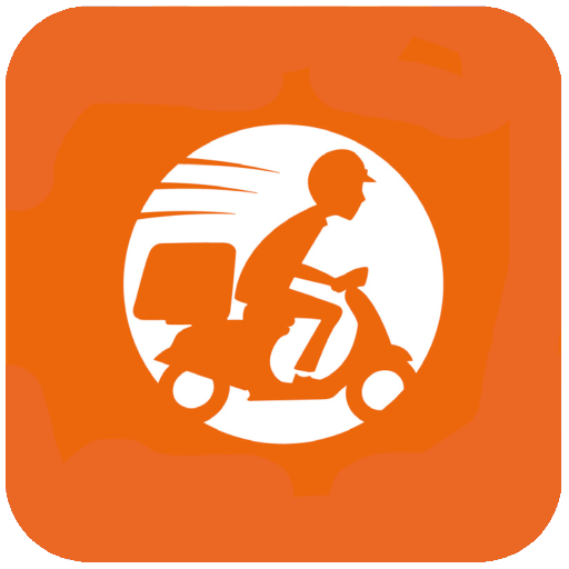 Italian Fast Delivery Rider logo