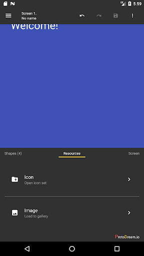 ProtoDream.io - prototyping Screen 3