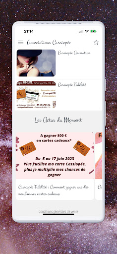 Cassiopée Animation & Fidélité Screen 3
