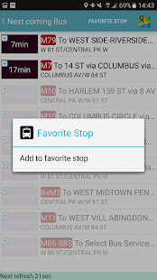NYC New York Bus Tracker 1.434 APK screenshots 5