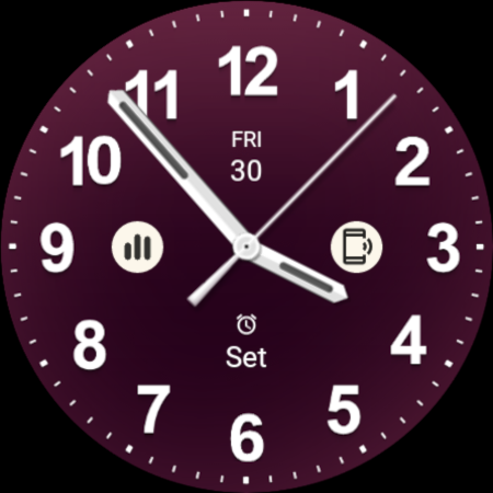 Casual Purple Watch Face screenshot 4
