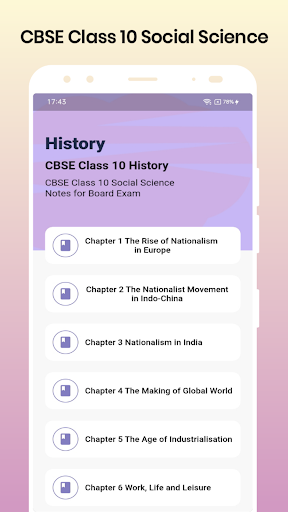 CBSE Class 10 Social Science Screen 2