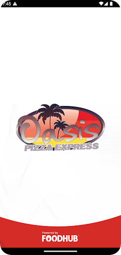 Android application Oasis Pizza Express screenshort