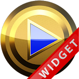 Poweramp Widget Blue Elegance icon