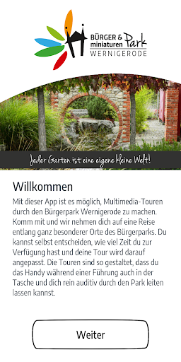 Android application Bürgerpark – Meine Tour screenshort