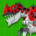 Red T-Rex Robot Dinosaur Apk