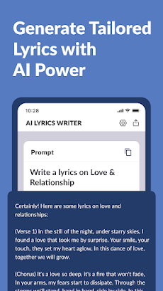 AI Lyrics Writer - Generatorのおすすめ画像3