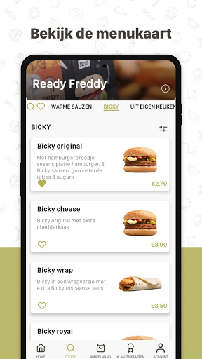 Android application Ready Freddy screenshort