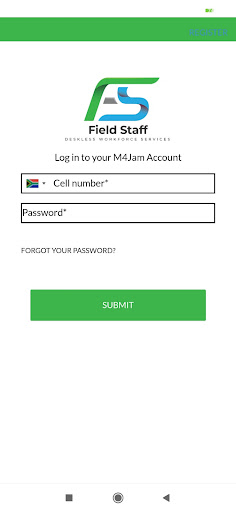 Android application Fieldstaff 2Engage screenshort