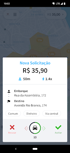 Rota 16 Mobilidade - Motorista Screen 3