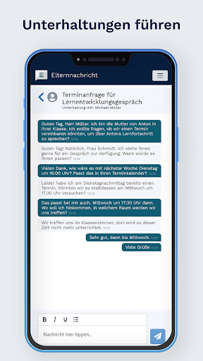 Elternnachricht Screen 3