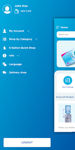 Android application Nestlé Waters screenshort