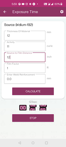 Gamma CalculatorPro Screen 2