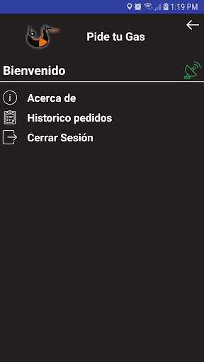 Android application Reparto Pide Tu Gas screenshort