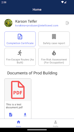 Android application MosaicGT Residents screenshort
