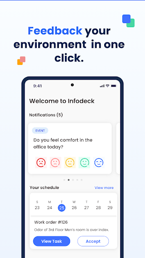 Android application infodeck.io - Intelligent CMMS screenshort