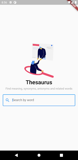 Android application Curious: English Dictionary screenshort