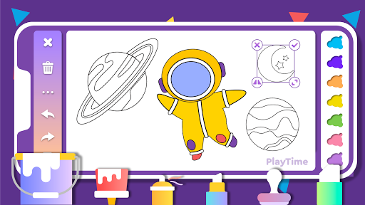 Screenshot of Kids Coloring Games: PlayTime