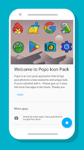 Popo - Екранна снимка на пакет с икони
