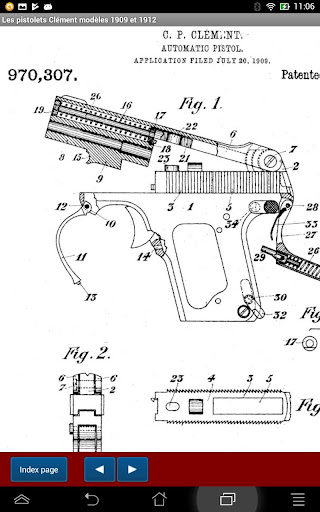 Pistolet Clément 1909 expliqué