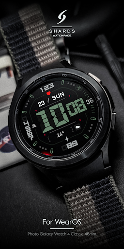 SH064 Watch Face, WearOS watch Screen 3