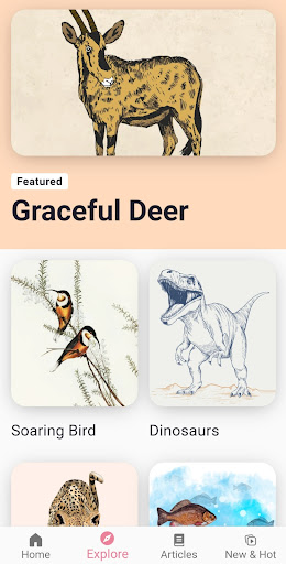 Learn to draw animals Screenshot 1 - AppWisp.com