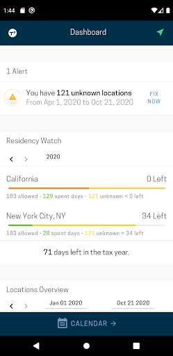 Android application Topia Compass screenshort