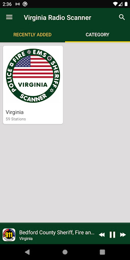 Virginia Scanner Radio ?? USA