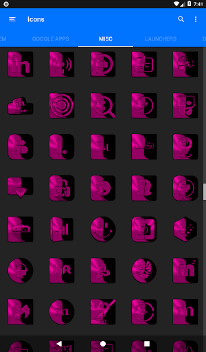Wicked Pink Icon Pack