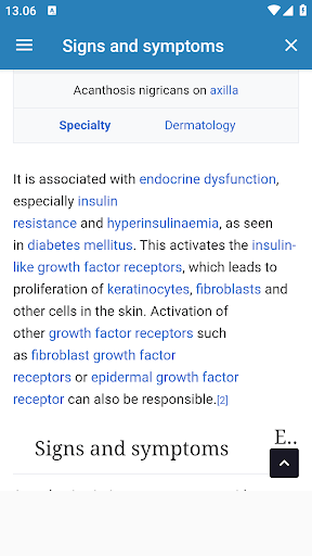 Signs and symptoms Screen 3