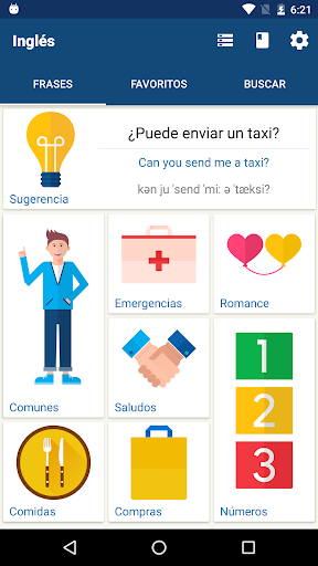 Vista previa de la aplicación