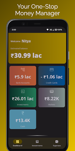Android application Vrid - Smart Expense Tracker screenshort