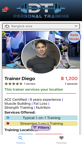 DT Personal Training Screen 3