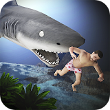Blue Whale Survival Simulator: Angry Shark Game icon