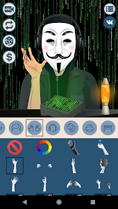 Criador de avatar: Hackers