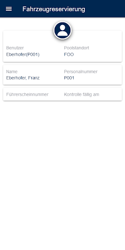 COS-Fahrzeugreservierung Screen 2