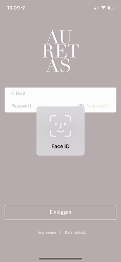 Android application AURETAS screenshort
