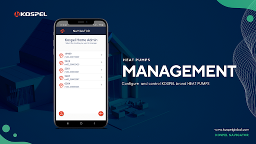 Android application KOSPEL NAVIGATOR screenshort