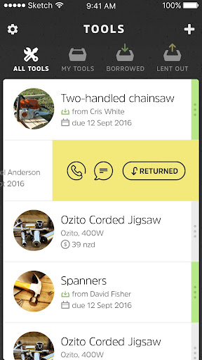 Hoist - Asset Management Screen 2