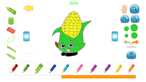 Fruit and Vegetables Coloring Book