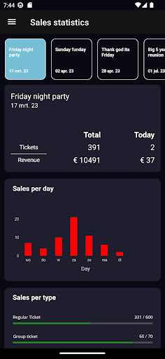 Link2Ticket Monitor Screen 3