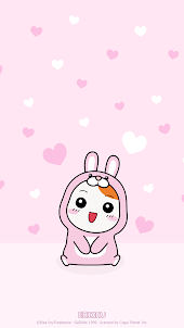 카카오톡 테마 - 에비츄_러블리 핑크 토끼
