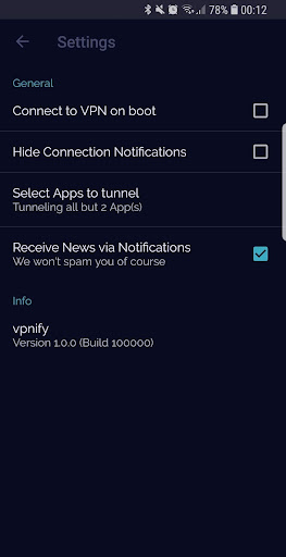 Free VPN - unlimited secure hotspot proxy vpnify  screenshots 4