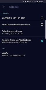 Vpnify MOD APK v1.9.7.22 [Premium Unlocked] 4