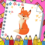 Cover Image of 下载 Offline Fox Coloring Book  APK