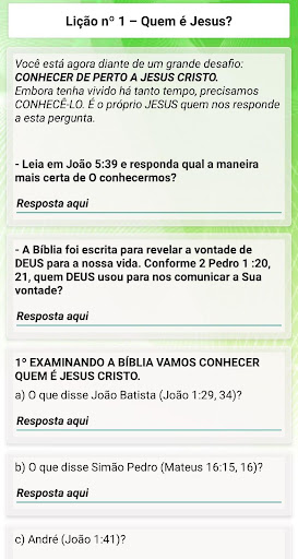 Discipulado em 14 lições Screen 3