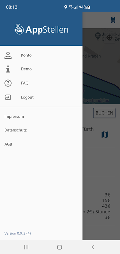Android application AppStellen screenshort