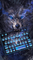 screenshot of Cruel Night Wolf Keyboard Them