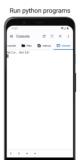 PyCode - ide for python Screen 3