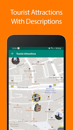Android application Bonn Offline Map and Travel Gu screenshort